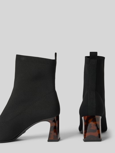 Tamaris Stiefelette in Strick-Optik Black 2