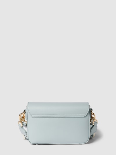 VALENTINO BAGS Schoudertas met labelapplicatie, model 'ZERO' Bleu - 4