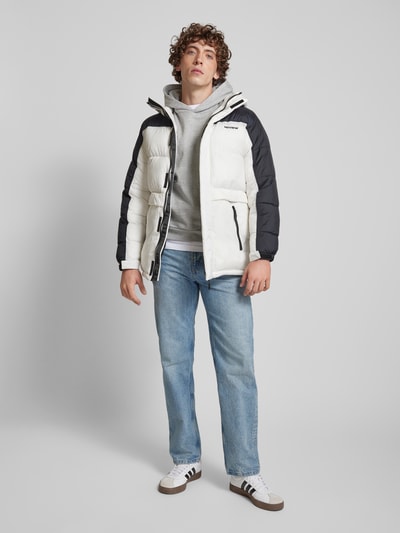 REVIEW Steppjacke mit Kapuze Offwhite 1