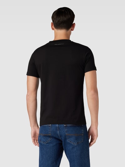 Karl Lagerfeld T-Shirt mit Label-Print Black 5