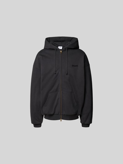 VETEMENTS Relaxed Fit Sweatjacke mit Tunnelzug Anthrazit 2
