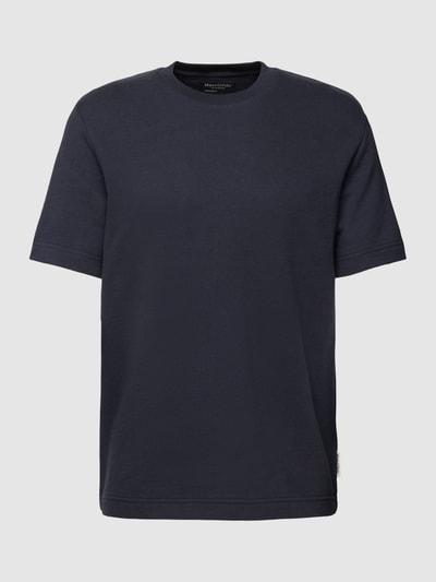 Marc O'Polo T-shirt z bawełny z okrągłym dekoltem Granatowy 2