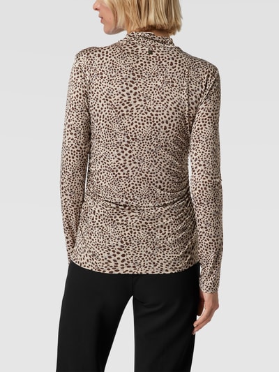 Liu Jo White Blouse met all-over motief Lichtbruin - 5