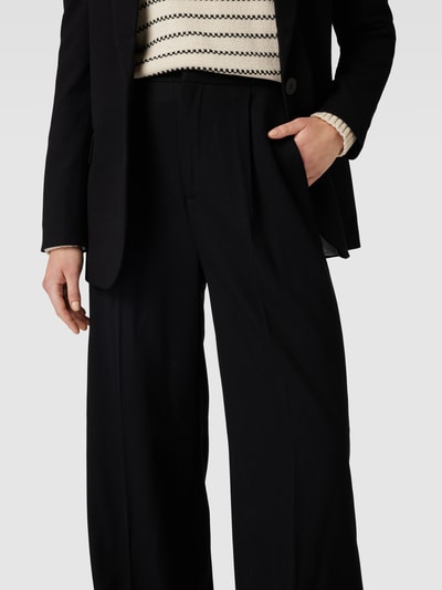 Copenhagen Muse Stoffen broek in gemêleerde look met persplooien Zwart - 3