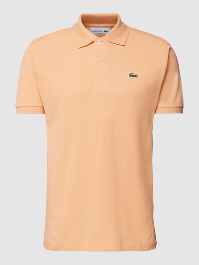 Lacoste Poloshirt met labelstitching Zalm - 2