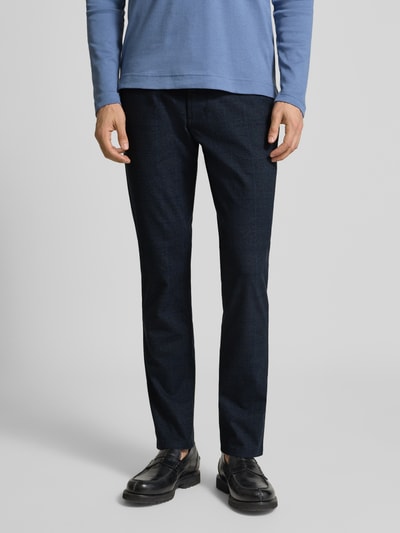 Christian Berg Men Spodnie materiałowe z 5 kieszeniami Granatowy 4