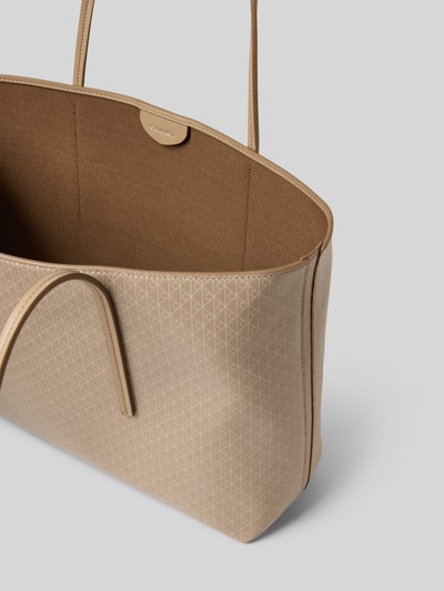 CK Calvin Klein Tote bag met all-over logoprint Beige - 5