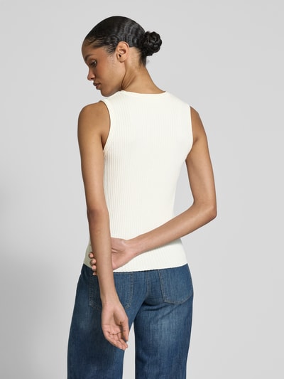 Selected Femme Tanktop in Strick-Optik Modell 'LYDIA' Offwhite 5