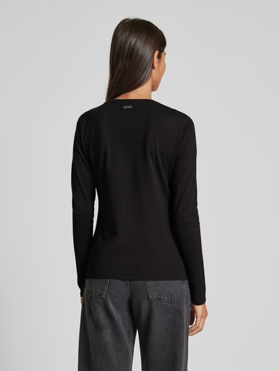 Liu Jo White Longsleeve mit Rundhalsausschnitt Black 5