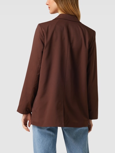 Pieces Blazer met reverskraag Hazelnootbruin - 5