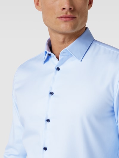 Jake*s Slim Fit Premiumhemd mit Kentkragen Hellblau 3