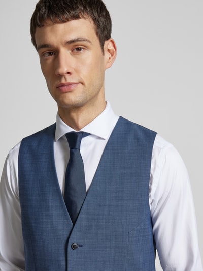 HUGO Weste mit Knopfleiste Modell 'Vin' Bleu 3