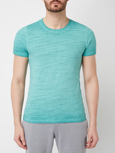 s.Oliver RED LABEL Slim fit T-shirt in washed-out-look Groen - 4