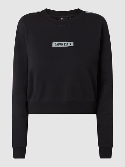 Calvin Klein Performance Sweatshirt aus Baumwolle Schwarz 2