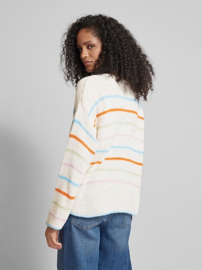 Rich & Royal Strickpullover mit Rundhalsausschnitt Offwhite 5