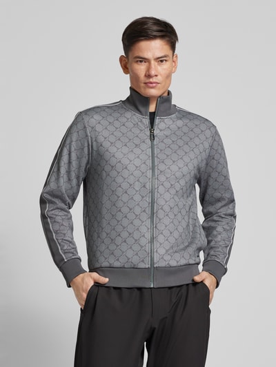 JOOP! Collection Sweatjack met all-over motief, model 'Tayfon' Zwart - 4