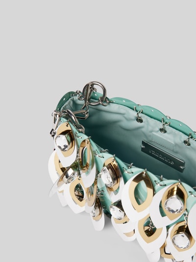 Rabanne Handtasche mit abnehmbarem Tragehenkel Silber 5