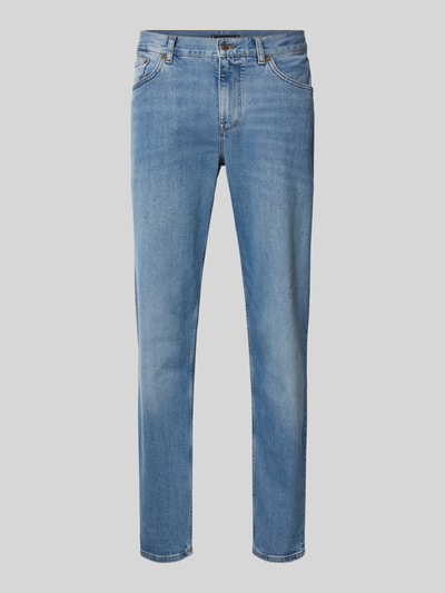 Tommy Hilfiger Straight Fit Jeans im 5-Pocket-Design Modell 'HARLEM' Hellblau Melange 2