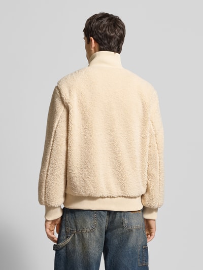 ONLY & SONS Regular Fit Bomberjacke in Kunstfell-Optik Modell 'RAY' Beige 5