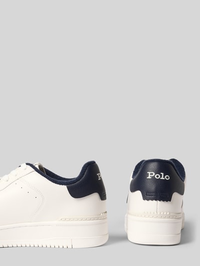 Polo Ralph Lauren Sneakersy o niskim kroju z naturalnej skóry Biały 2