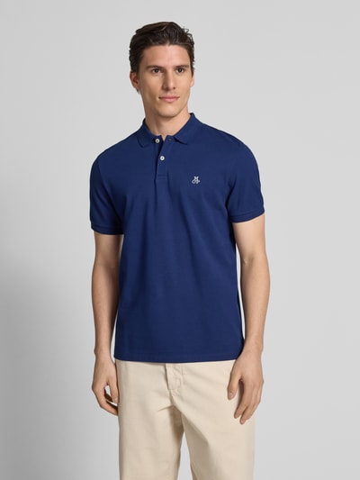 Marc O'Polo Koszulka polo o kroju regular fit z czystej bawełny Królewski niebieski 4
