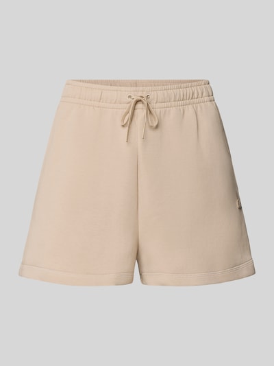Produktfoto, Regular Fit Sweatshorts aus Baumwoll-Mix von Lacoste Sport, beżowy kolor, gładka faktura, sznurek, kieszenie, logo