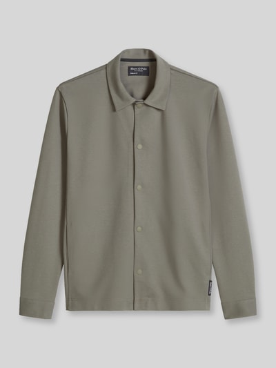 Marc O'Polo Regular Fit Hemdjacke aus Baumwoll-Mix Taupe 2