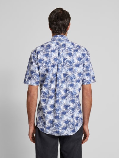 Fynch-Hatton Regular Fit Freizeithemd mit 1/2-Arm Marine 5