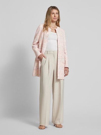 WHITE LABEL Blazer mit Rundhalsausschnitt Pink 1