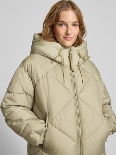 Marc O'Polo Denim Kurtka pikowana o kroju comfort fit z kapturem Trzcinowy 3