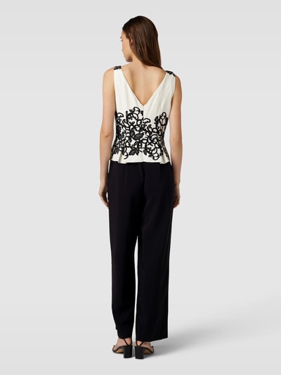 Adrianna Papell Jumpsuit mit Motiv-Print Black 5