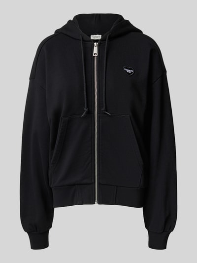 Carhartt Work In Progress Sweatjack met labelstitching Zwart - 2