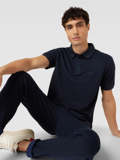 JOOP! Collection Poloshirt im unifarbenen Design Modell 'Primus' Marine 3