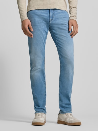 MAC Regular Fit Jeans mit 5-Pocket-Design Hellblau 4