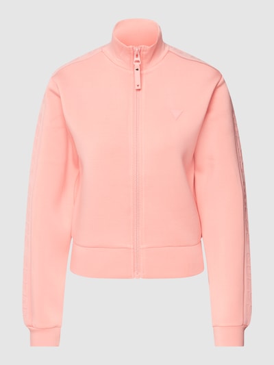 Guess Activewear Sweatjacke mit Label-Patch Modell 'NEW ALLIE' Apricot 2