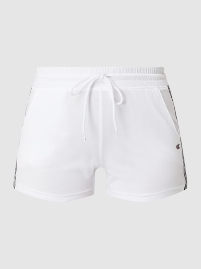 CHAMPION Regular Fit Sweatshorts mit Logo-Details  Weiss 2