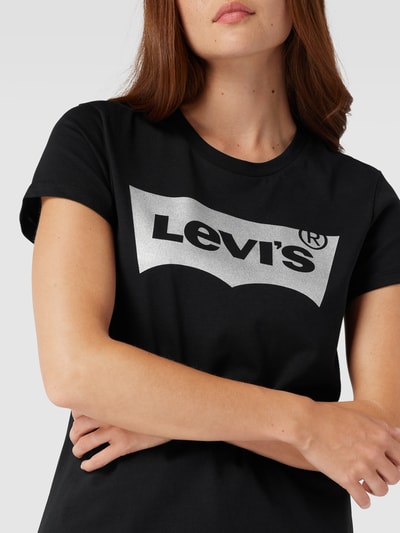 Levi's® T-Shirt mit Label-Print Black 3