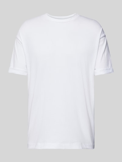 Drykorn Oversized T-shirt met extra brede schouders, model 'THILO' Wit - 2