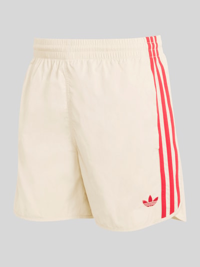 adidas Originals Regular Fit Trainingsshorts mit Logo Stitching Beige 2