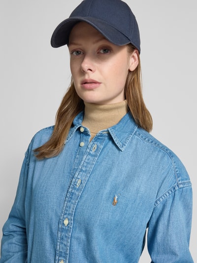 Polo Ralph Lauren Regular fit jeansblouse met logostitching Jeansblauw - 3