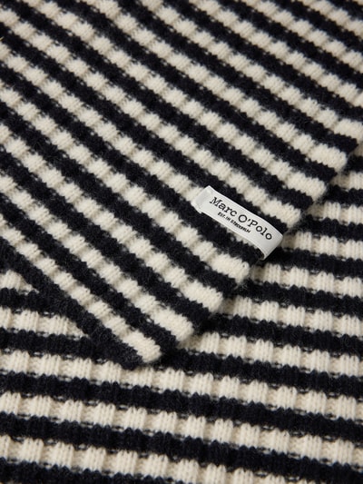 Marc O'Polo Sjaal van zuivere scheerwol Blauw - 2