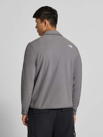 The North Face Fleecepullover mit Troyer-Kragen Modell 'GLACIER' Hellgrau 5