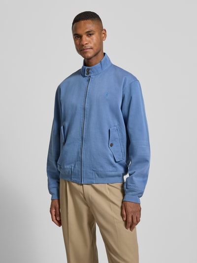 Polo Ralph Lauren Blouson met ritssluiting en labelstitching Marineblauw - 4