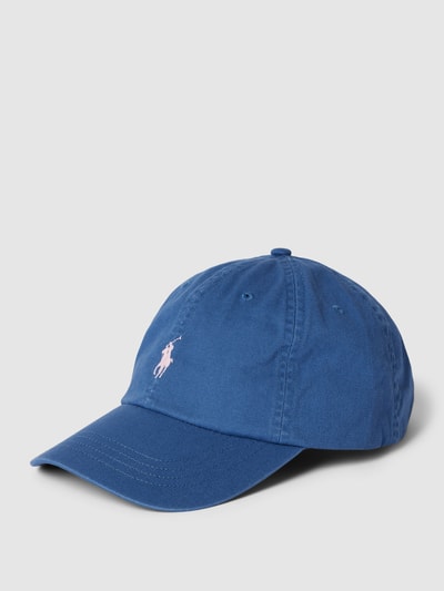 Polo Ralph Lauren Baseballpet met logostitching Donkerblauw - 1