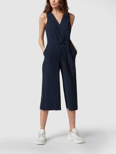 Lauren Ralph Lauren Jumpsuit met tailleriem Marineblauw - 4