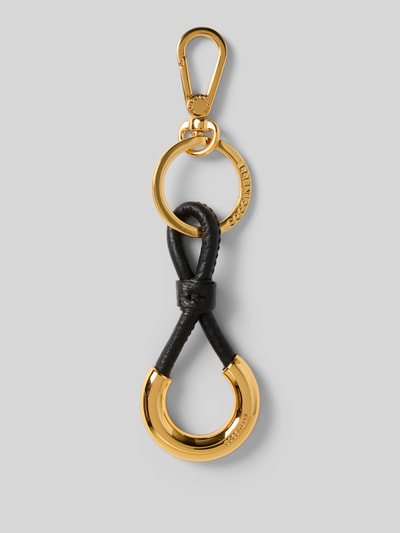 Coccinelle Schlüsselanhänger mit Label-Gravur Modell 'LISBET' Black 1