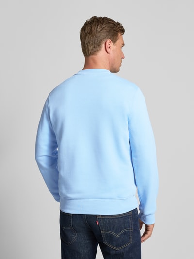 Lacoste Regular Fit Sweatshirt aus reiner Baumwolle Hellblau 5