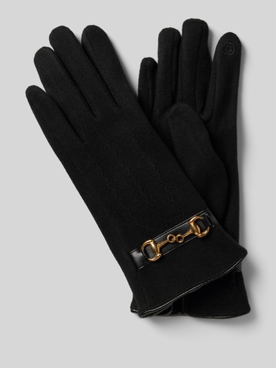 EEM Handschoenen met kettingdetail Zwart - 1