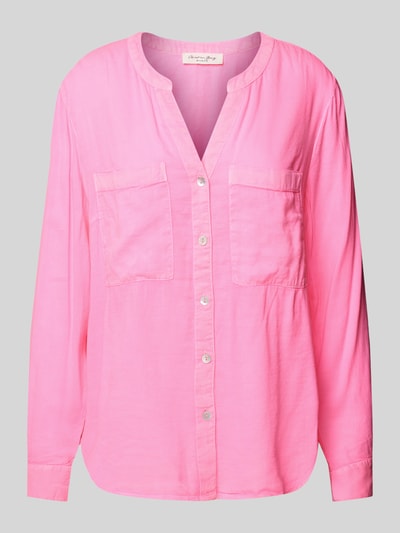 Christian Berg Woman Overhemdblouse met borstzakken Neon roze - 2