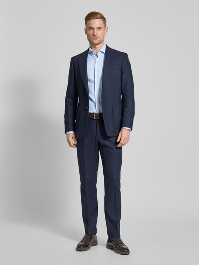 BOSS Slim Fit Business-Hemd mit Haifischkragen Modell 'Hank' Bleu 1